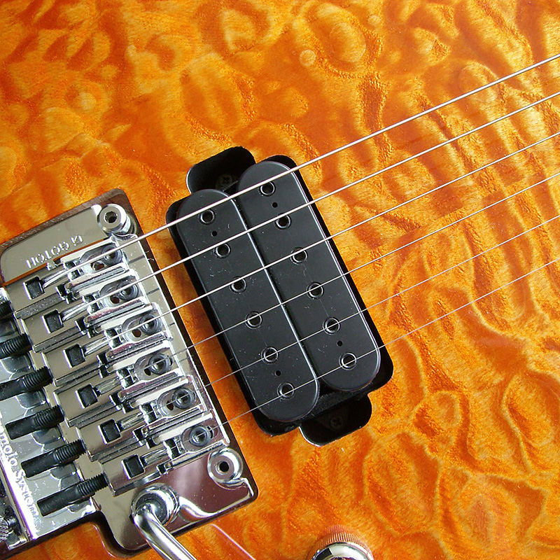 キルトメイプルトップギター
