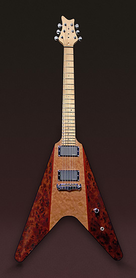 フライングVタイプギター
